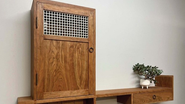 Whiskey cabinet project