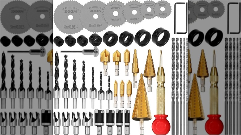 Lamptop 47-piece Woodworking Tools and Accessories Set