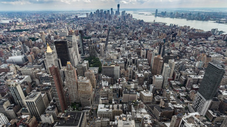 View of Lower Manhattan from the Empire State Building