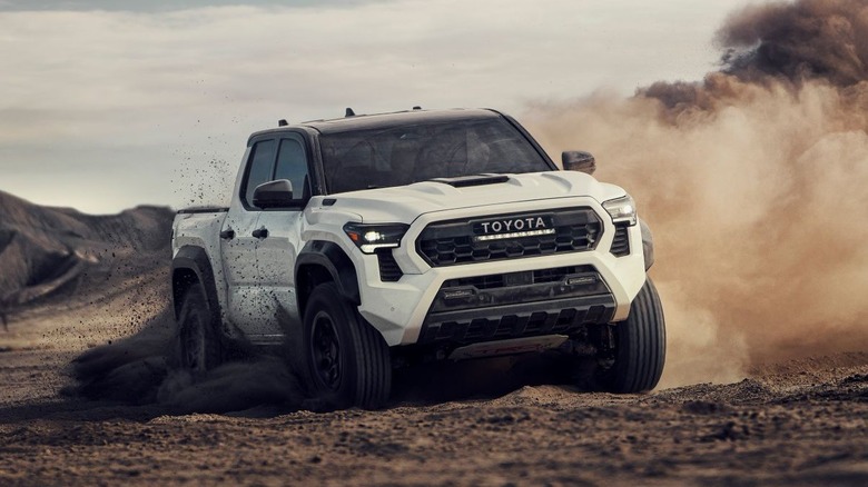 Tacoma TRD Pro off-roading sand