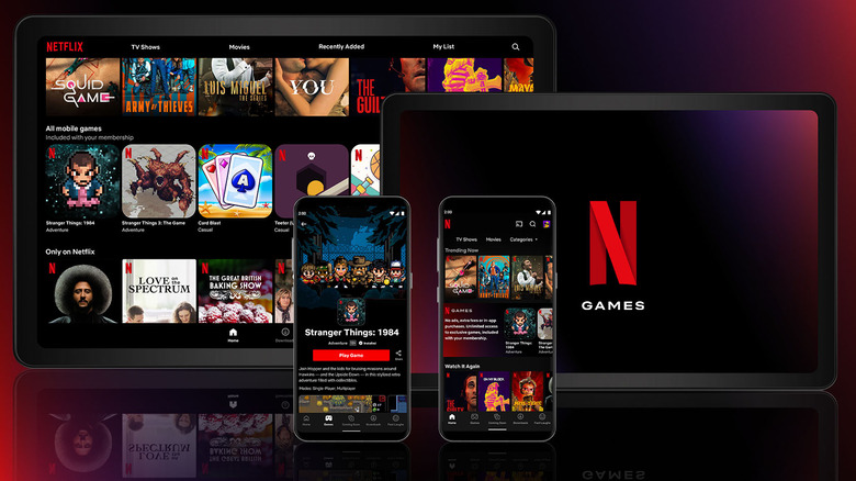 Netflix Games on devices