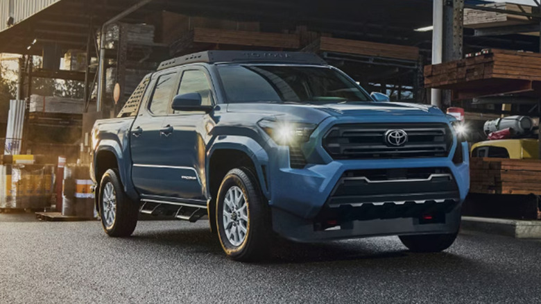 2026 Toyota Tacoma at industrial site