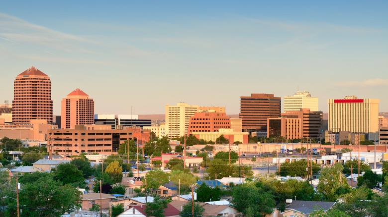 City of Albuquerque in the day