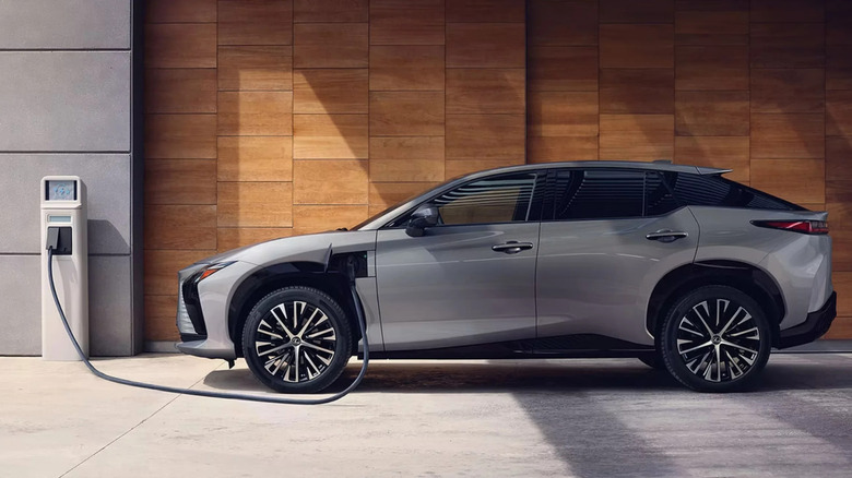 Lexus RZ charging
