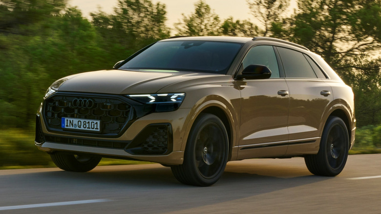 Audi Q8 at sunset