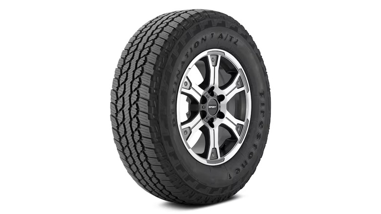A stock image of a Firestone Destination A/T2 tire