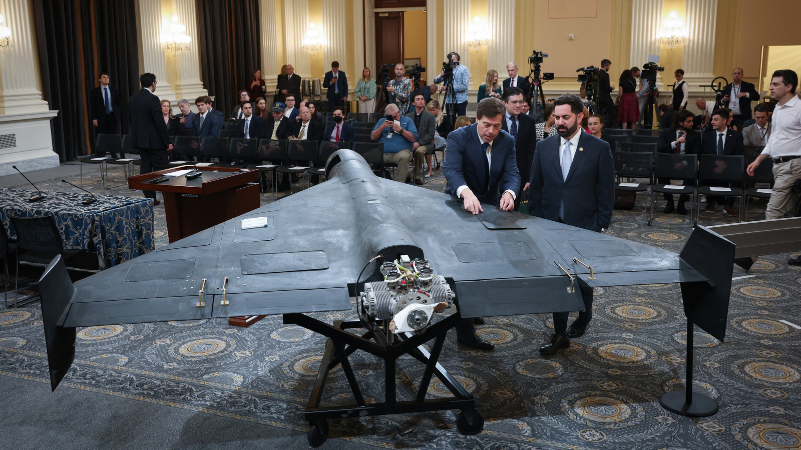 These Cheap Iranian Drones Keep Getting Shot Down, And That's The Whole Point