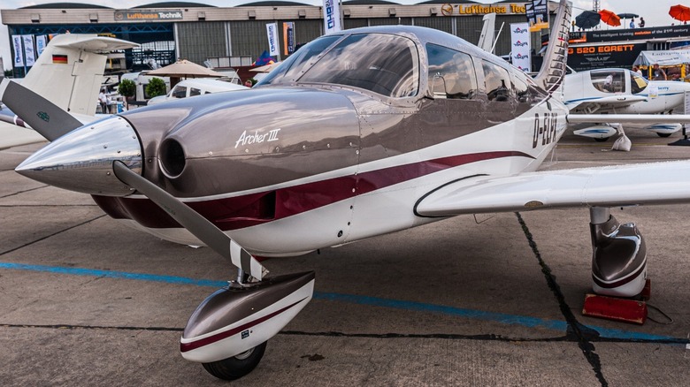 a Piper Archer III which can be retrofitted with a diesel engine from Continental