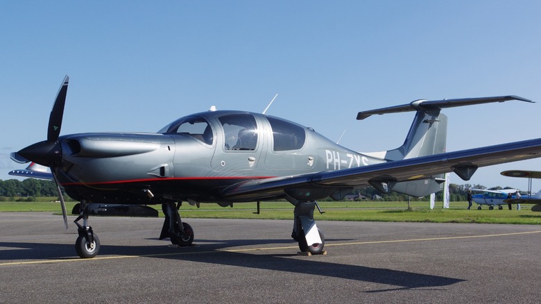 a Diamond DA50 RG with a high-performance diesel engine