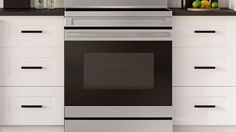 Samsung 6.3 cu. ft. NE63A6511SS electric range in a kitchen