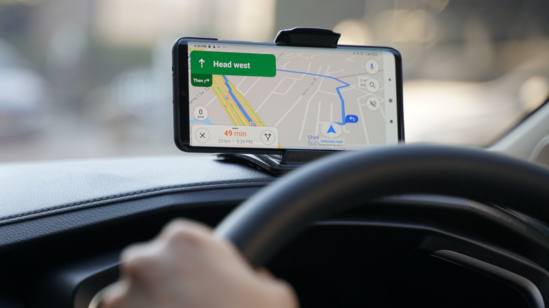 Google Maps smartphone