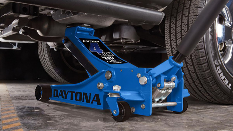 Blue Daytona 4-Ton Floor Jack