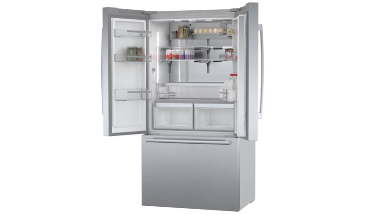 Bosch smart refrigerator doors open