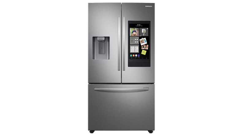 Samsung smart refrigerator front view
