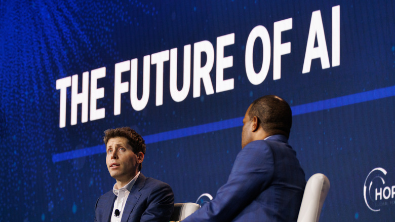 OpenAI's Sam Altman at "The Future of AI" conference