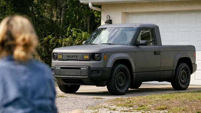 Slate's Blank Slate pickup in driveway