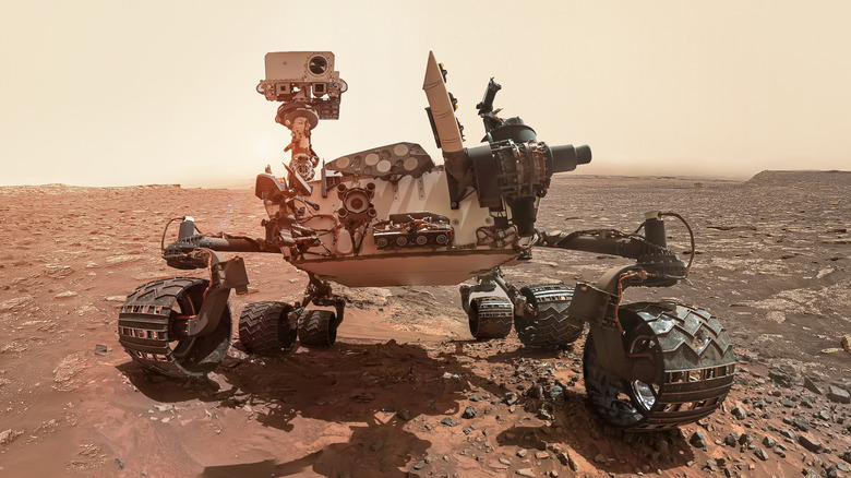 Perseverance rover on Mars