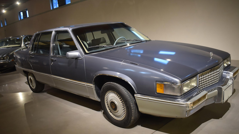 A Parked early 1990s Cadillac DeVille DHS