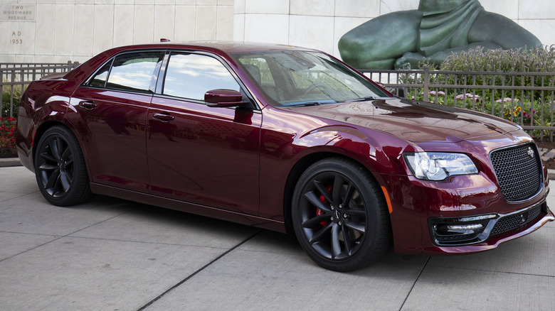 The Chrysler 300C Parked