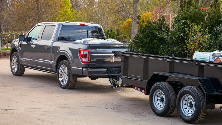 ford F-150 towing trailer
