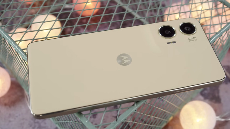 Motorola G Stylus lying facedown