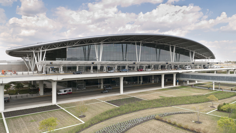 Terminal building at Indianapolis International Airport