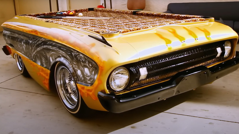 Ford Ranchero pool table