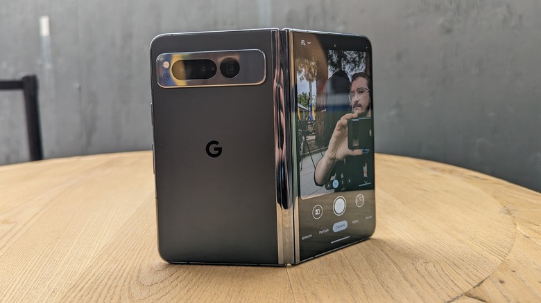 The Google Pixel Fold smartphone