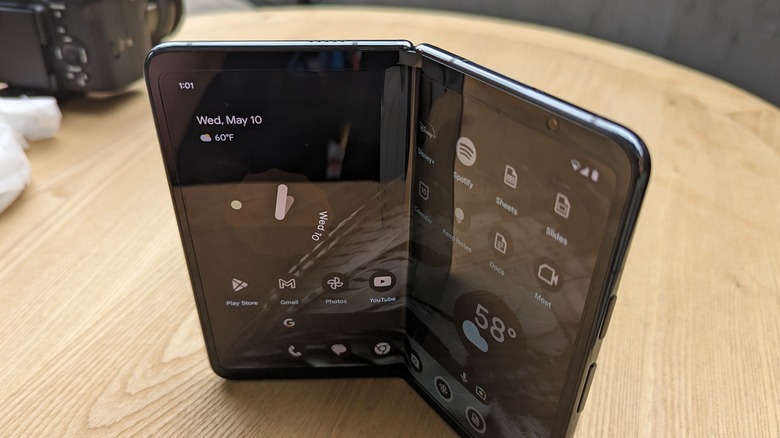 The Google Pixel Fold smartphone