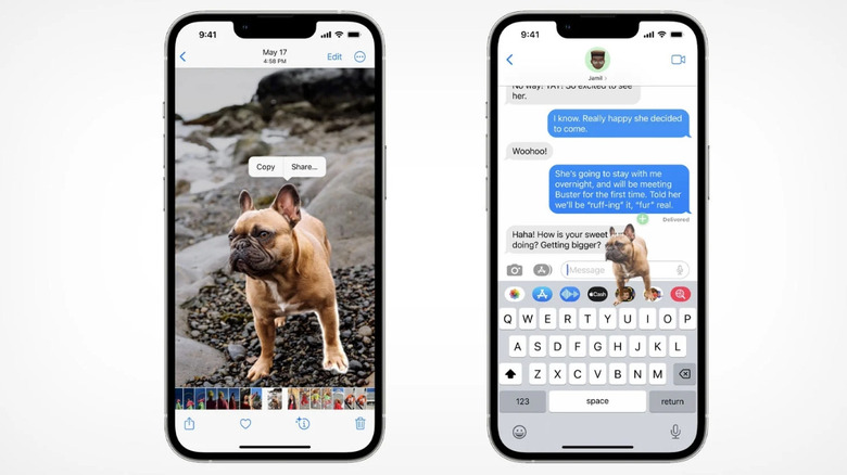ios visual image isolation