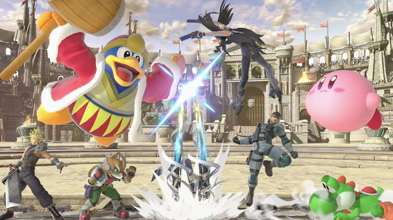 Eight characters in Super Smash Bros. Ultimate