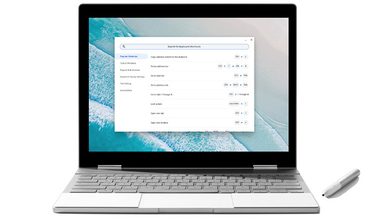 Chromebook keyboard