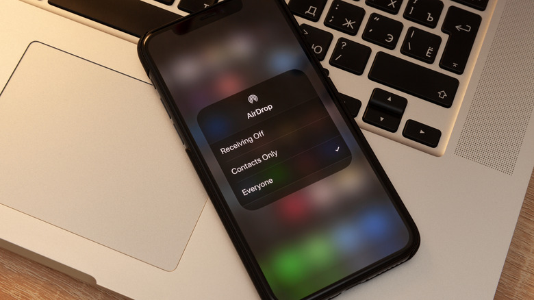 AirDrop protection options