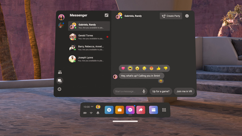 Facebook Messenger Quest 2
