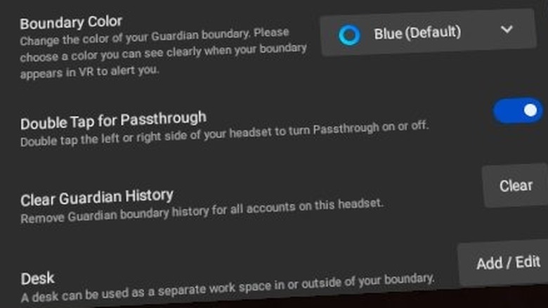 Quest 2 Tap Passthrough
