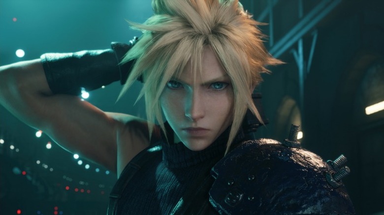 final fantasy vii remake cloud cutscene