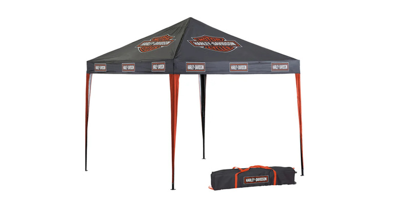 Harley-Davidson instant canopy on white background
