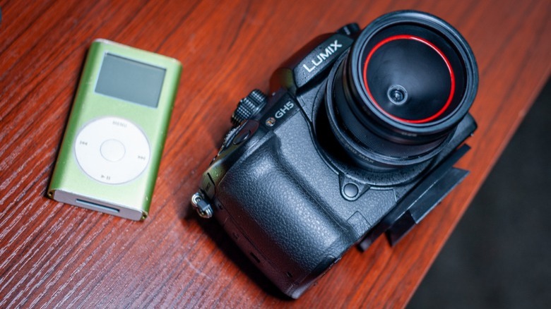 Pinhole mounted on Lumix GH5