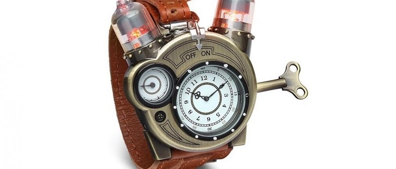 ThinkGeek's Tesla Watch is steampunk-chic