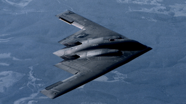 Ariel shot of the B-2 Spirit