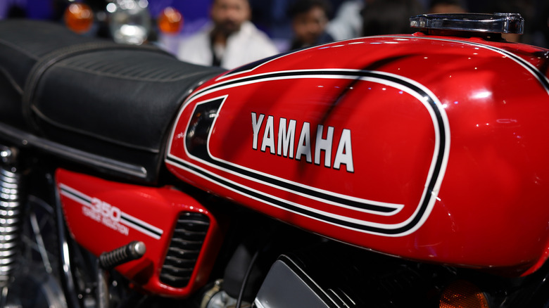 A shot of the Yamha RD350