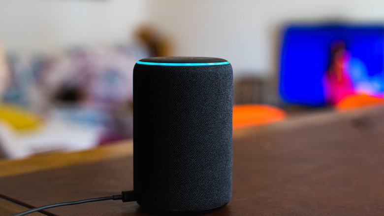 Amazon Echo on table