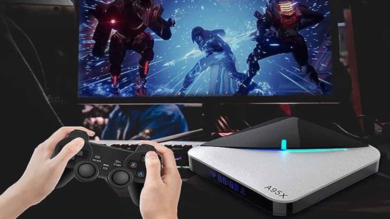 Android 9.0 Gaming & TV Console with Preloaded Games