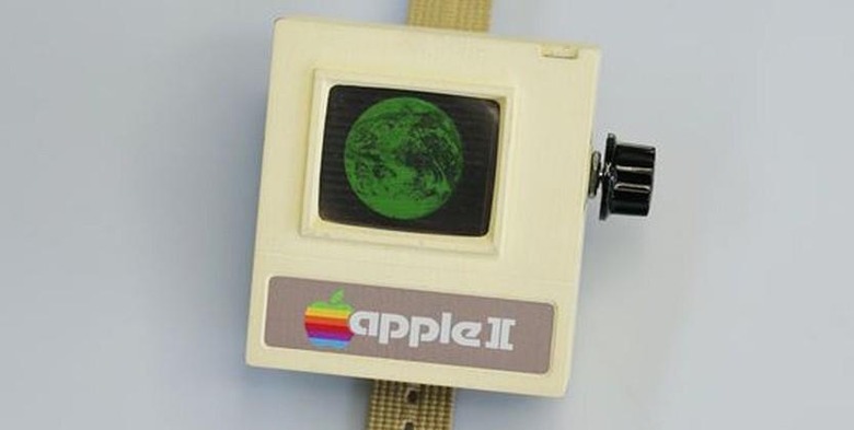 This Apple II Watch is a 1970s-inspired wearable