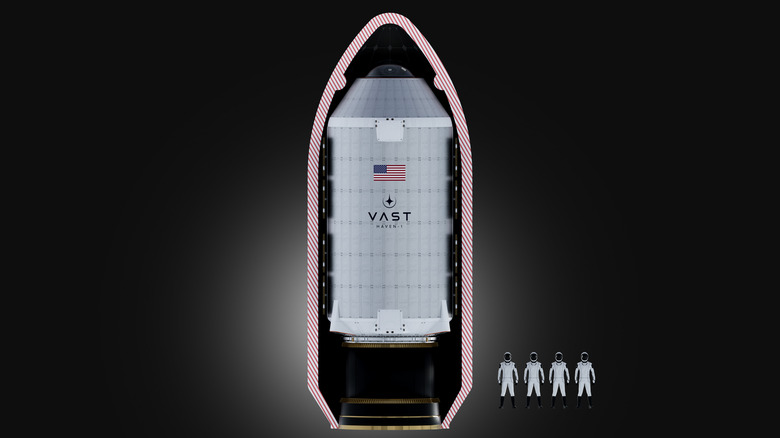 Haven-1 inside Falcon 9 diagram