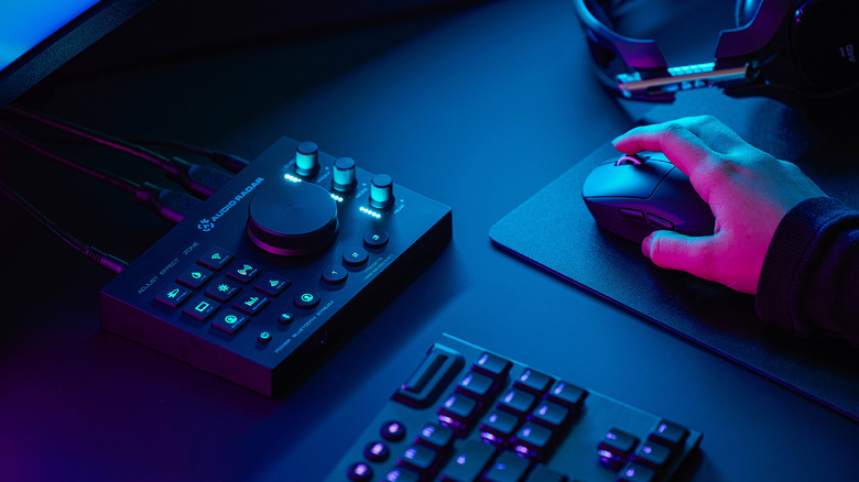 Audio Radar Command Center on desk