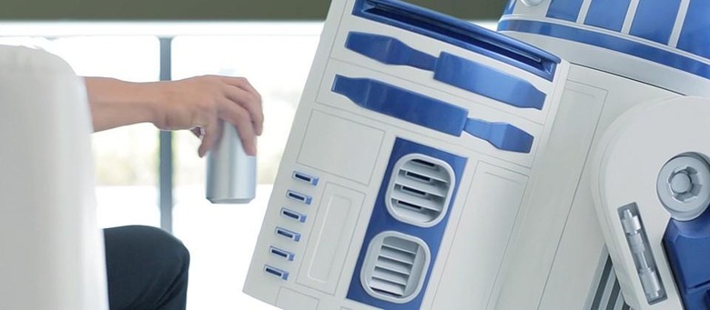 This awesome life-size R2-D2 fridge is Japan-only