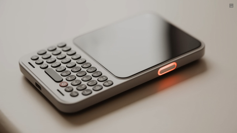 Clicks Communicator on a table