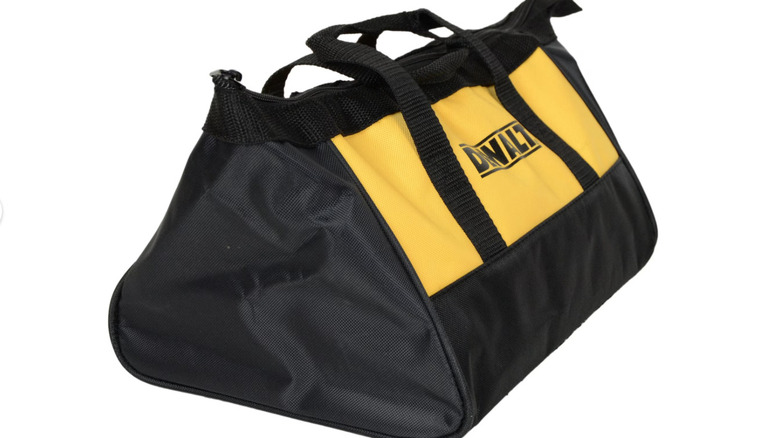 DeWalt tool bag against white background