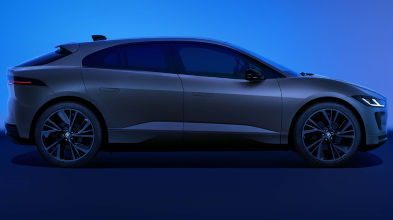 Side shot of a Jaguar I-Pace